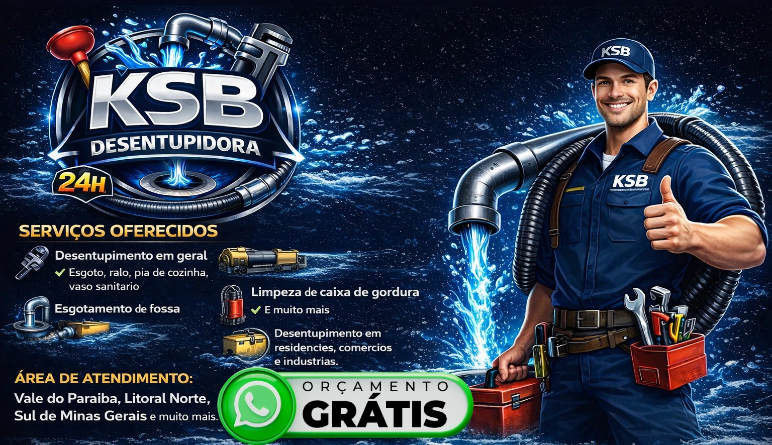 Capa KBS Desentupidora